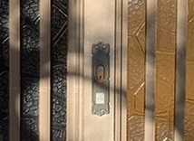 福山市玄関扉の鍵交換工事