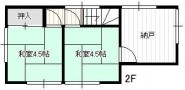 御幸中津原1280間取り2Ｆ