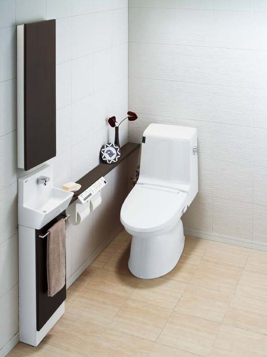 アメージュZ シャワートイレ0.5坪床排水手洗なしセットプラン【INAX】